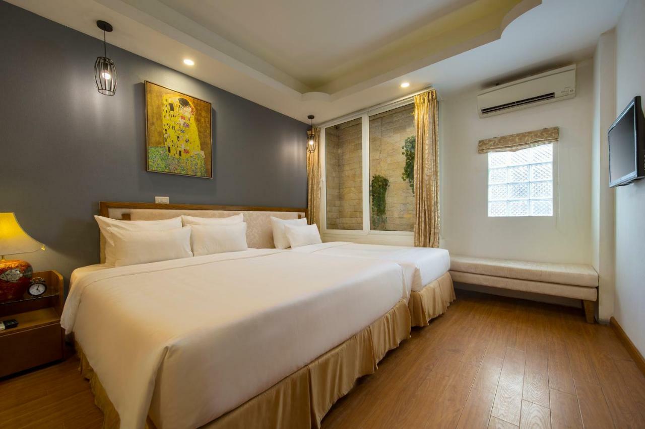 Aquamarine Hotel & Travel Hanoi Bagian luar foto