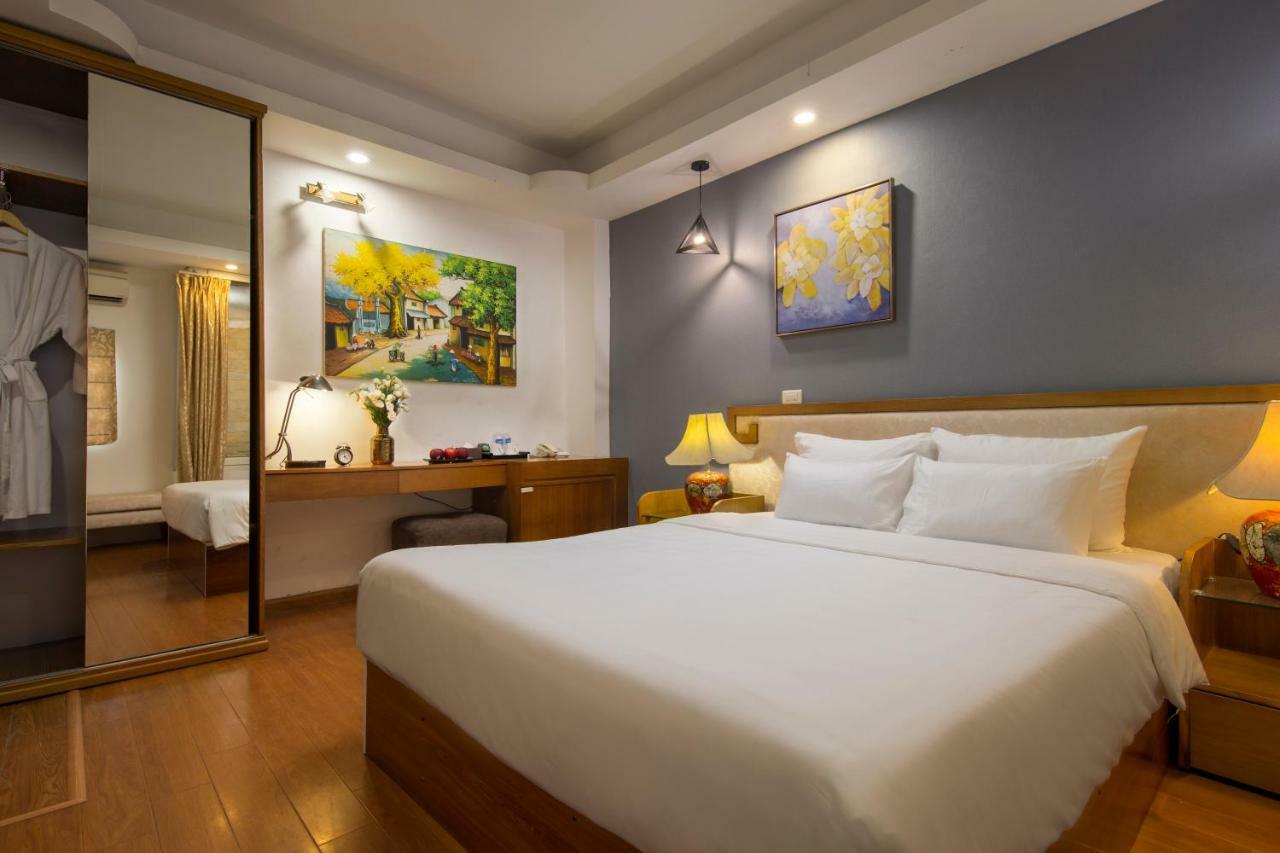 Aquamarine Hotel & Travel Hanoi Bagian luar foto